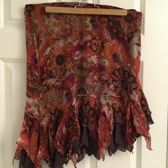 Gorgeous 100% silk skirt, made in Italy - Picture 2 of 4